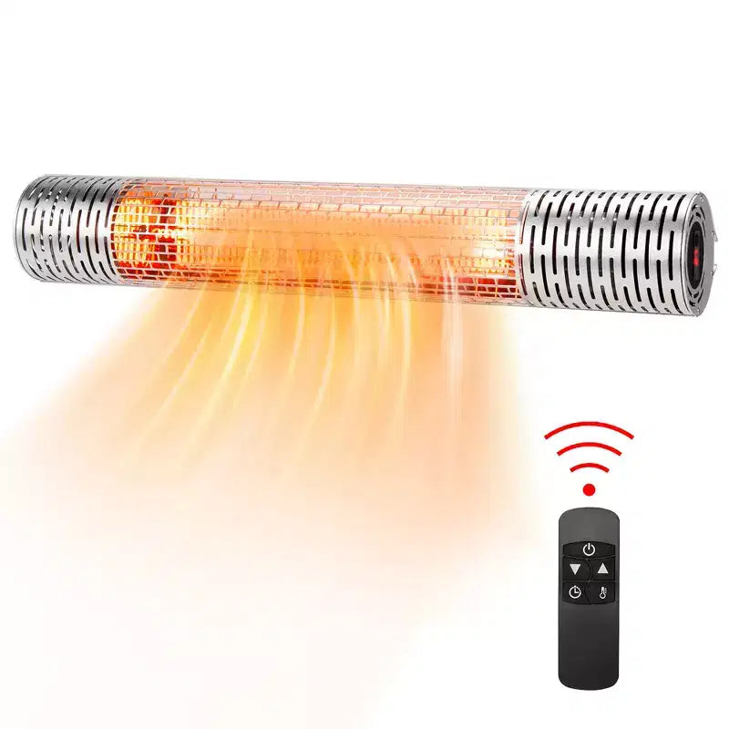 Costway 1500W Wall-Mounted Infrared Heater Indoor & Outdoor Electric Heater With Remote