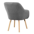 Fauteuil d'appoint Breighton Home Take a Seat Charlotte Wingback en similicuir mouton