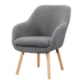 Fauteuil d'appoint Breighton Home Take a Seat Charlotte Wingback en similicuir mouton