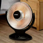 Chauffage radiant oscillant de 14 pouces Optimus, noir