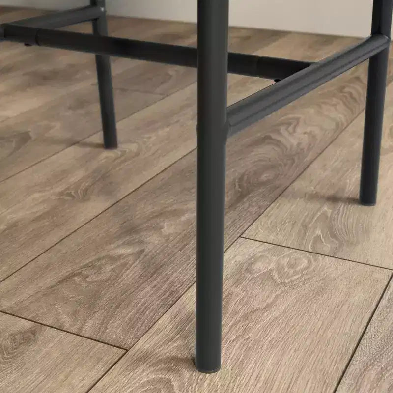 Lot de 2 chaises de salle à manger Boulevard Caf, en métal et similicuir - Sauder