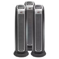 Lasko Portable Electric 1500W Oscillating Ceramic Tower Space Heater (3 Pack)