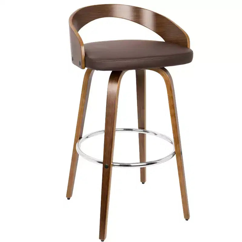 Lot de 2 tabourets de bar rembourrés Grotto - Lumisource
