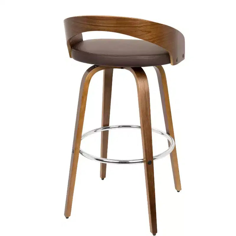 Lot de 2 tabourets de bar rembourrés Grotto - Lumisource