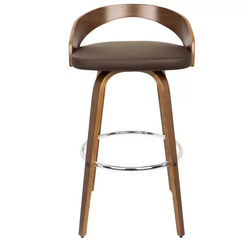 Lot de 2 tabourets de bar rembourrés Grotto - Lumisource