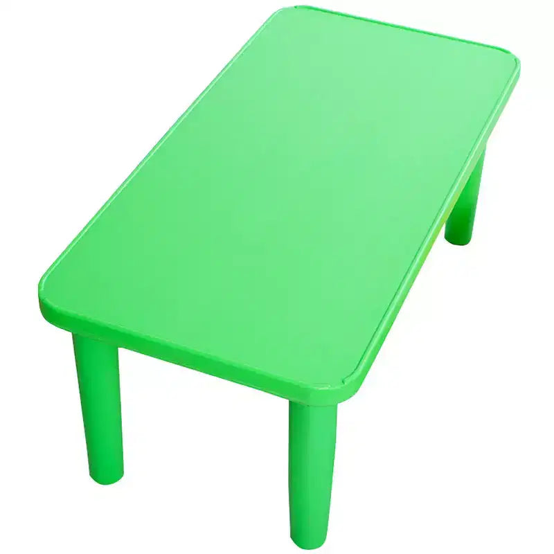 Costway Table portable en plastique pour enfants – Apprendre et jouer – Activité – École – Maison – Meuble vert