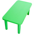 Costway Table portable en plastique pour enfants – Apprendre et jouer – Activité – École – Maison – Meuble vert