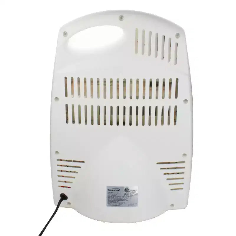 Chauffage d'appoint portatif Brentwood 800 watts, blanc