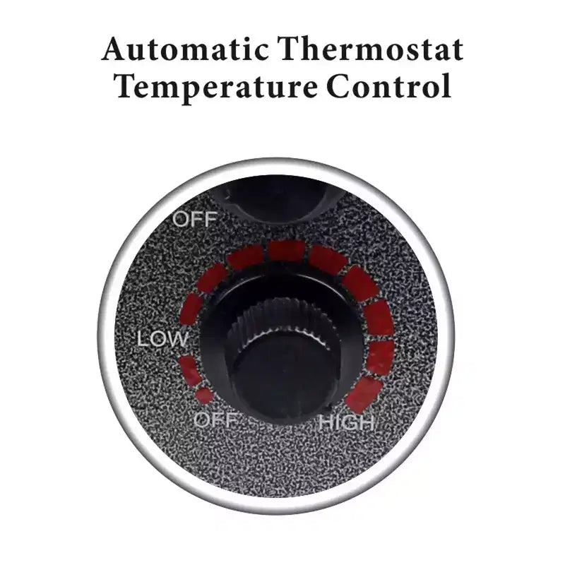 Chauffage d'appoint portable avec thermostat - pleine grandeur