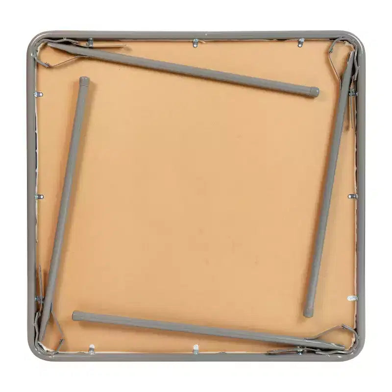 Table pliante Emma and Oliver avec plateau en vinyle – Table de jeu – Table portable