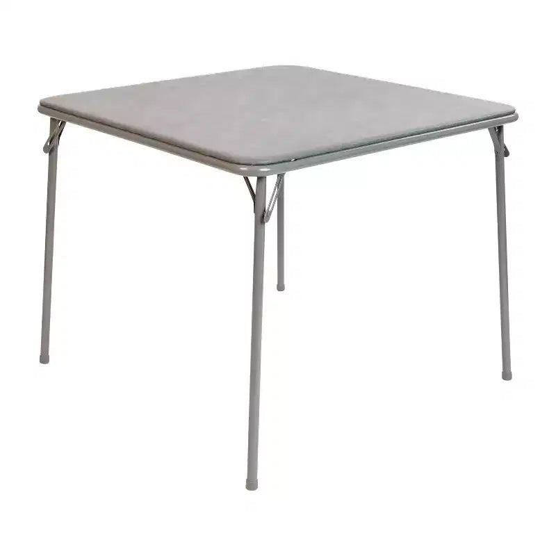 Table pliante Emma and Oliver avec plateau en vinyle – Table de jeu – Table portable