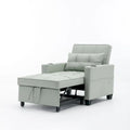 Fauteuil Lit Futon Convertible Fauteuil 3-en-1 Fauteuils Lits avec Ports USB
