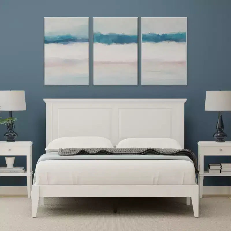 Glenwillow Home Cottage Style Solid Wood Platform Bed