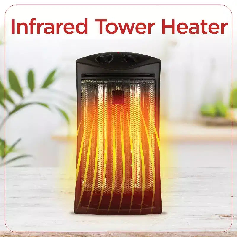 Chauffage tour à quartz infrarouge BLACK+DECKER de 1 500 watts max.