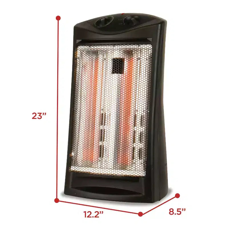Chauffage tour à quartz infrarouge BLACK+DECKER de 1 500 watts max.
