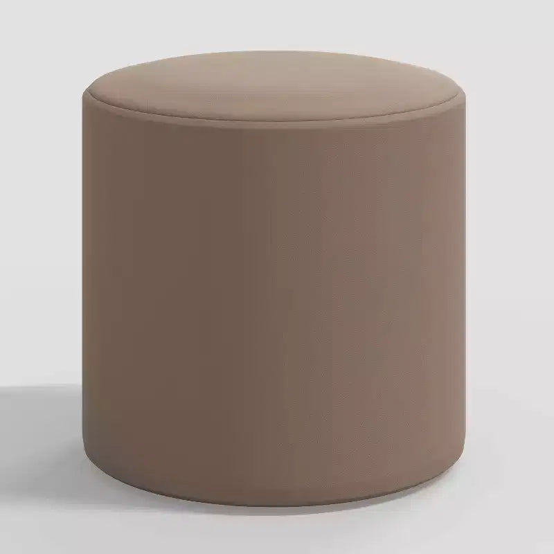 Skyline Furniture Thalia Pouf Rond en Velours