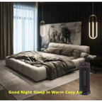 Chauffage colonne oscillant de 18 po avec thermostat