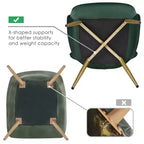 Yaheetech Fauteuil d'appoint Fauteuil moderne pour salon
