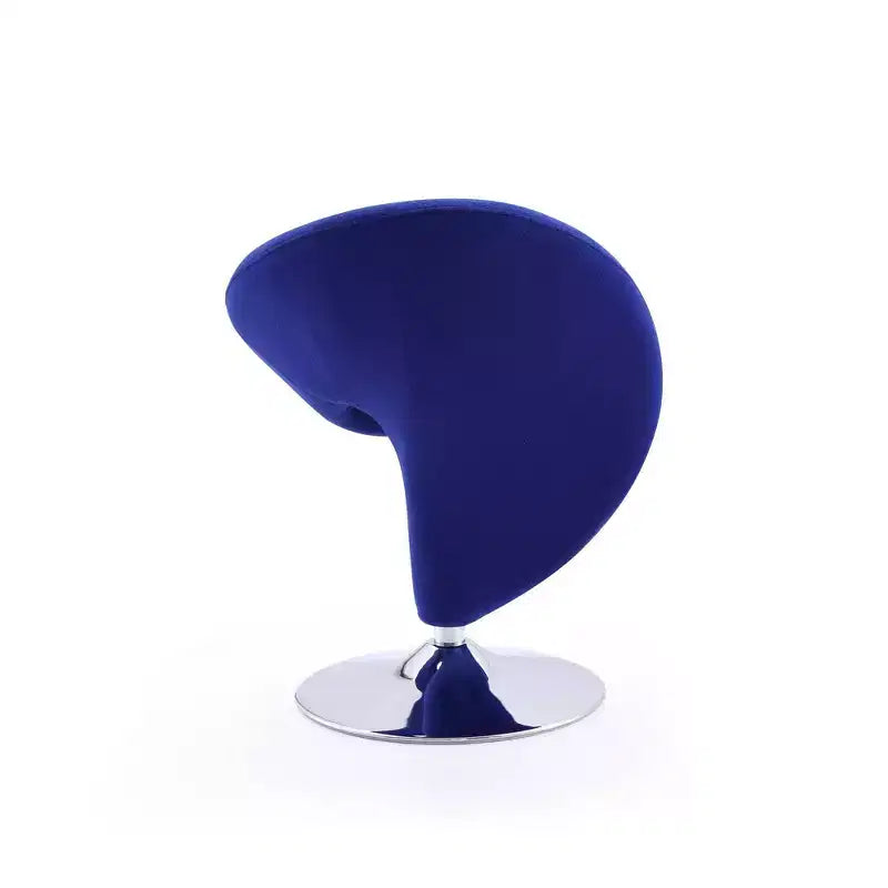 Ensemble de 2 fauteuils pivotants d'appoint Curl en mélange de laine - Manhattan Comfort