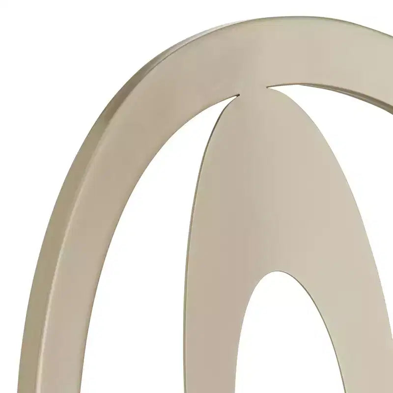 Tabouret de bar pivotant en métal 55 Downing Street, or champagne, hauteur 29 pouces, avec coussin noir de style Mid-Century Modern, dossier et repose-pieds pour comptoir de cuisine ou îlot