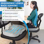 Mount-It! Coussin de siège ErgoActive en gel rafraîchissant