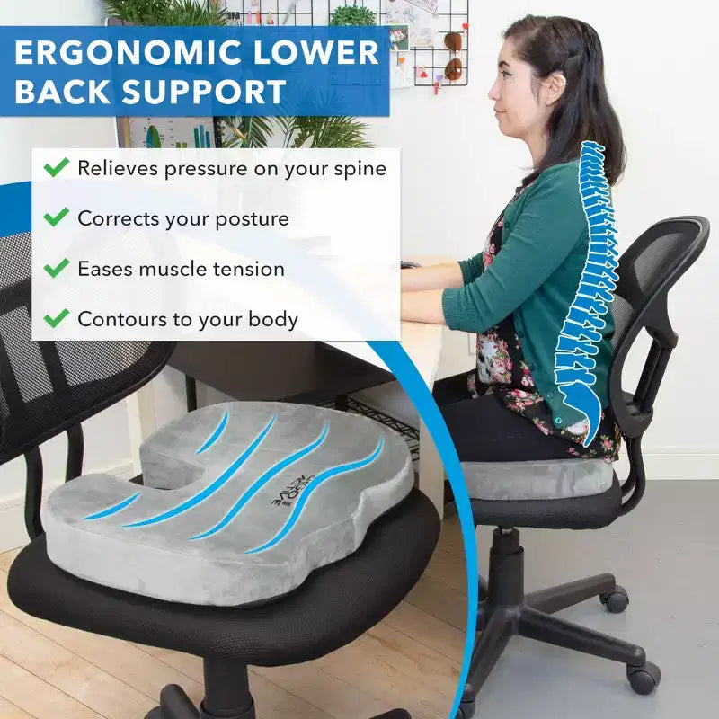 Mount-It! Coussin de siège ErgoActive en gel rafraîchissant