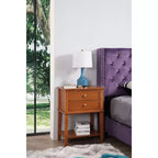 Table de chevet à 2 tiroirs Newton de Passion Furniture (71,1 cm H x 55,9 cm L x 40,6 cm P)