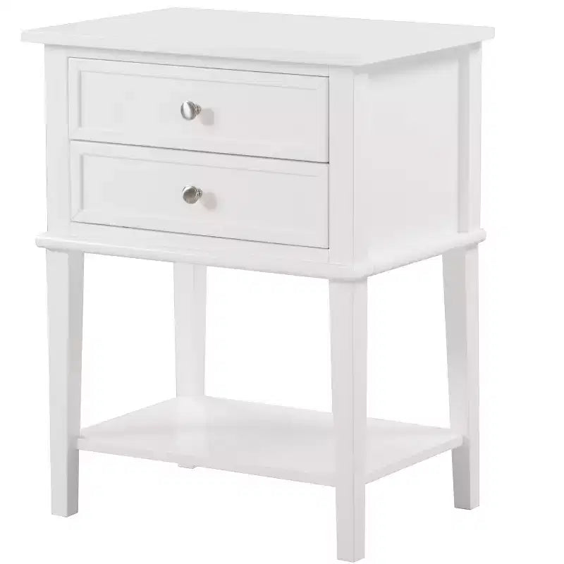 Table de chevet à 2 tiroirs Newton de Passion Furniture (71,1 cm H x 55,9 cm L x 40,6 cm P)