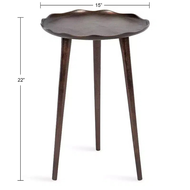 Table d'appoint ronde Alessia de Kate and Laurel