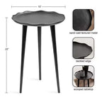 Table d'appoint ronde Alessia de Kate and Laurel