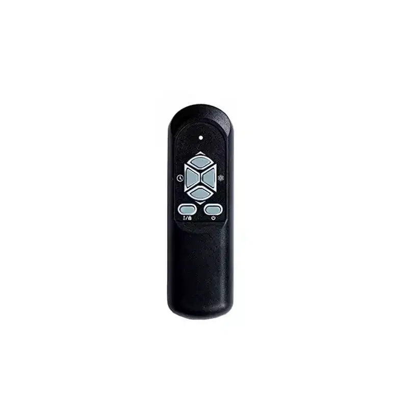Chauffage d'appoint électrique portable VOLTORB avec télécommande et mode ventilateur seul, noir