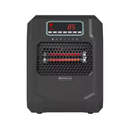 Chauffage d'appoint électrique portable VOLTORB avec télécommande et mode ventilateur seul, noir