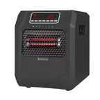 Chauffage d'appoint électrique rayonnant filaire portatif VOLTORB avec 3 réglages de chaleur, noir