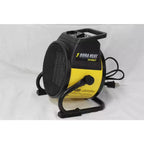 Chauffage électrique portable puissant à air pulsé Dura Heat avec base pivotante