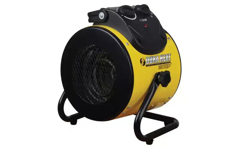 Dura Heat Electric Powerful & Effective Forced Air Heater with Pivoting Base - 5,120 BTU