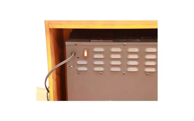 Chauffage d'appoint électrique mobile Comfort Glow à quartz avec 3 éléments chauffants à quartz écoénergétiques