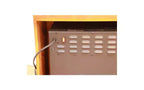 Chauffage d'appoint électrique mobile Comfort Glow à quartz avec 3 éléments chauffants à quartz écoénergétiques