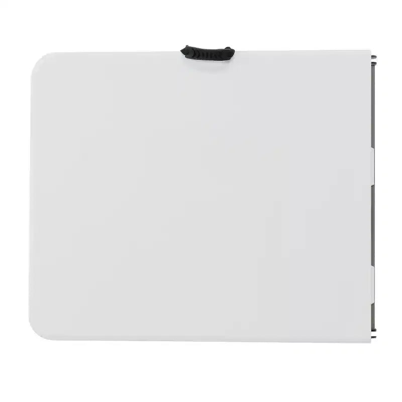Table pliante en plastique blanc Elama de 6 pieds