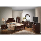 Lits de panneau Queen Passion Furniture Summit