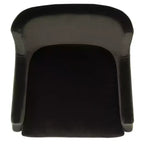 Fauteuil en velours Sicily - KNT7060A - Gris-vert/Laiton antique - Safavieh Couture