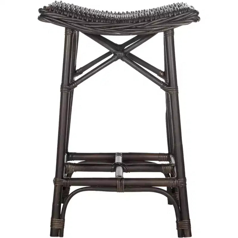 Amara Stool - SEA7012A - Brown - Safavieh