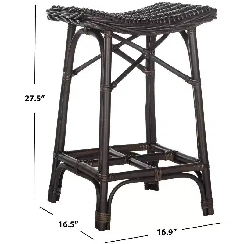 Tabouret Amara - SEA7012A - Marron - Safavieh
