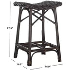 Tabouret Amara - SEA7012A - Marron - Safavieh