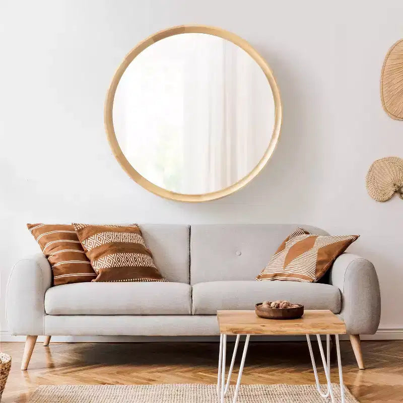 Miroir mural rond Hatherleigh par Kate and Laurel