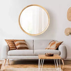 Miroir mural rond Hatherleigh par Kate and Laurel