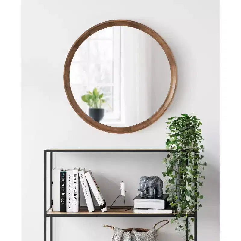 Miroir mural rond Hatherleigh par Kate and Laurel