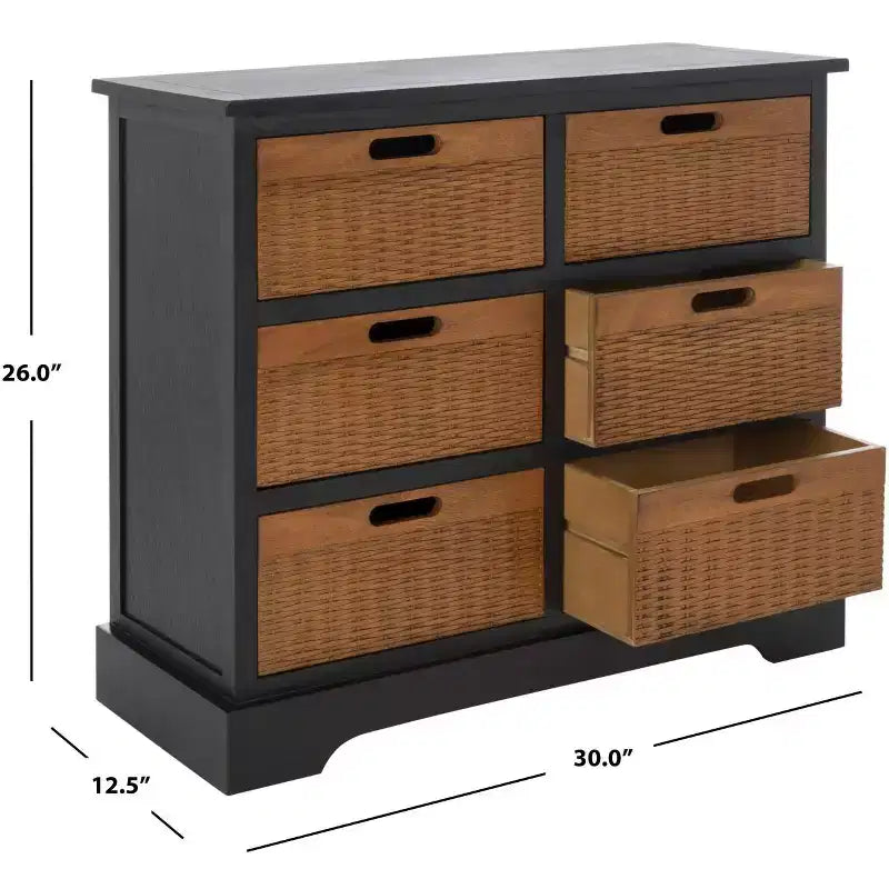Commode de rangement à 6 tiroirs Landers - STG5700 - Safavieh