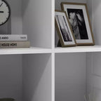 HOMCOM Armoire de rangement moderne de 180 cm avec étagères pour chambre à coucher, salon ou couloir