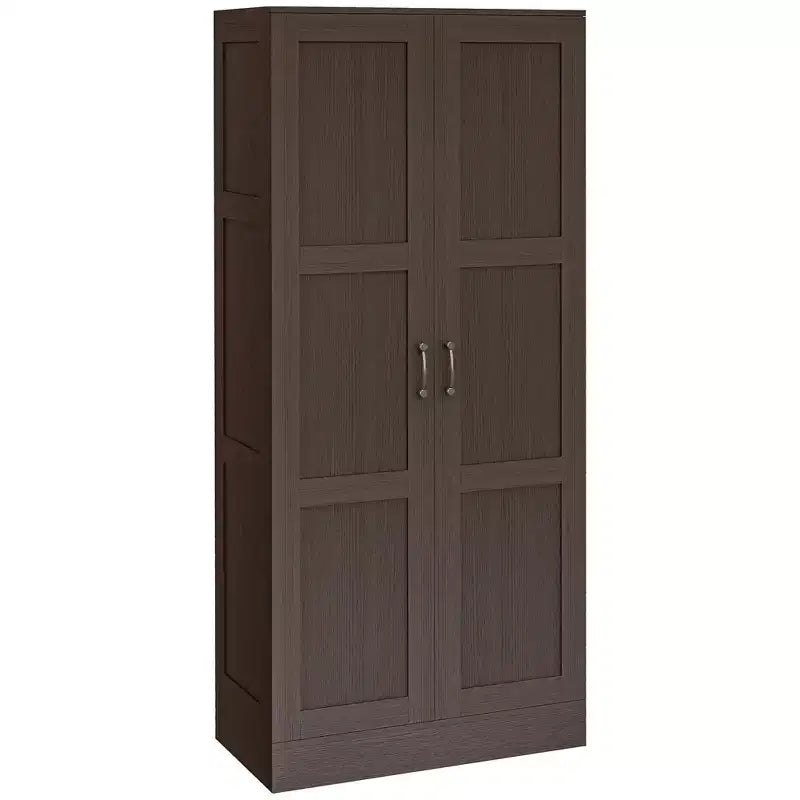 HOMCOM 71 Tall Modern Style Storage Cabinet with Storage Shelves for Bedroom and Living Room or Hallway