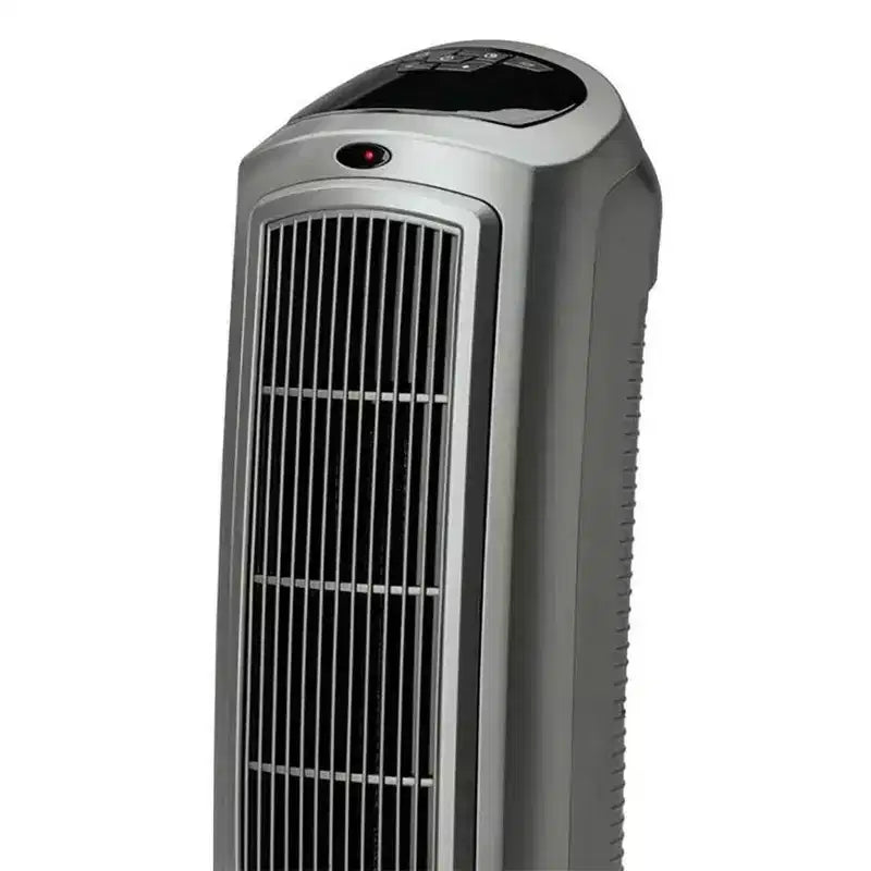 Chauffage tour en céramique oscillant portatif Lasko 1500 W avec affichage numérique, paquet de 2